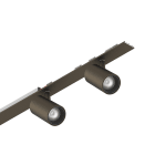 NOVALUX - P-30: COVER SPOT 2X6W 3K F40 CAFFE