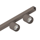 NOVALUX - P-30: SPOT 2X9W F14 2.7K CAPP PLAF/SOSP