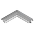 NOVALUX - Profilo angolare interno 200x200 con schermo opale e giunti lineari inclusi.