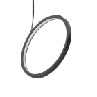 NOVALUX - HALOS MINI VERTICALE: 482 24W 4K NERO
