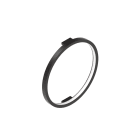 NOVALUX - HALOS MINI PARETE: 482 24W 4K NERO