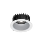 NOVALUX - NIK 16W 3K 60 CRI90 MAT tondo riflettore grigio: downlight LED tondo per installazione ad incasso in controsoffitto, molle acciaio 5-15 mm, garanzia 5 anni.