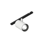 NOVALUX - MIR T-48 MINI: 6W DALI 48V 3K 40D bianco, faretto in lega di alluminio verniciato con riflettore nero, adattatore rapido, garanzia 5 anni.