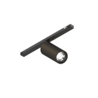 NOVALUX - klimt t-48 mini 3w dali 48v 3000k 45° caffè corpo in lega di alluminio pressofuso verniciato con riflettore satinato in polimero tecnico 40° 6w