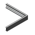 NOVALUX - RECTA: ANG.E 2X23W 2.7K 625X625 NE