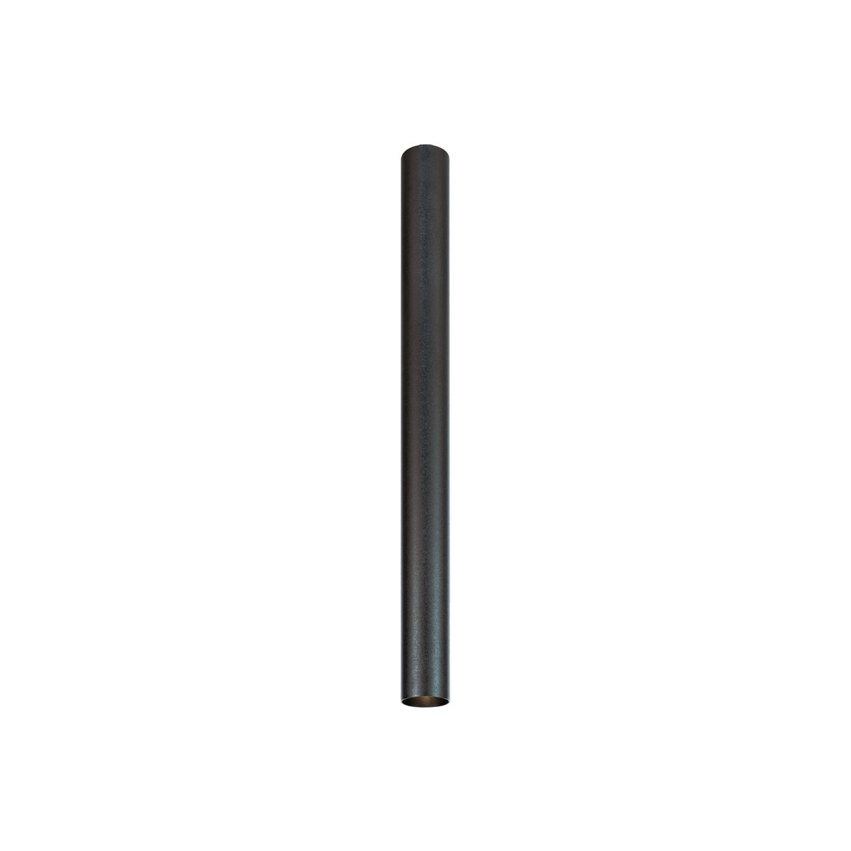NOVALUX - Collins plafone diametro 40 lunghezza 500 1xGU10 acciaio verniciato texturizzato nero.