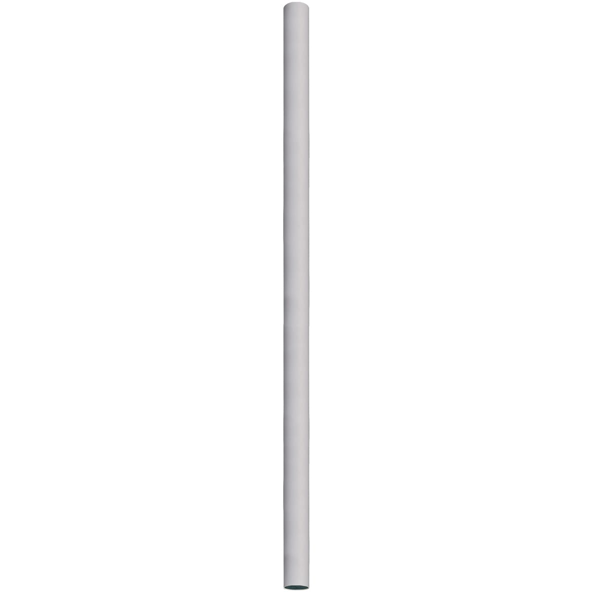 NOVALUX - Collins plafone diametro 40 lunghezza 1000 con attacco gu10 in acciaio verniciato texturizzato grigio chiaro.