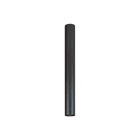 NOVALUX - Collins plafone diametro 55 lunghezza 500 con attacco gu10 in acciaio verniciato texturizzato nero.