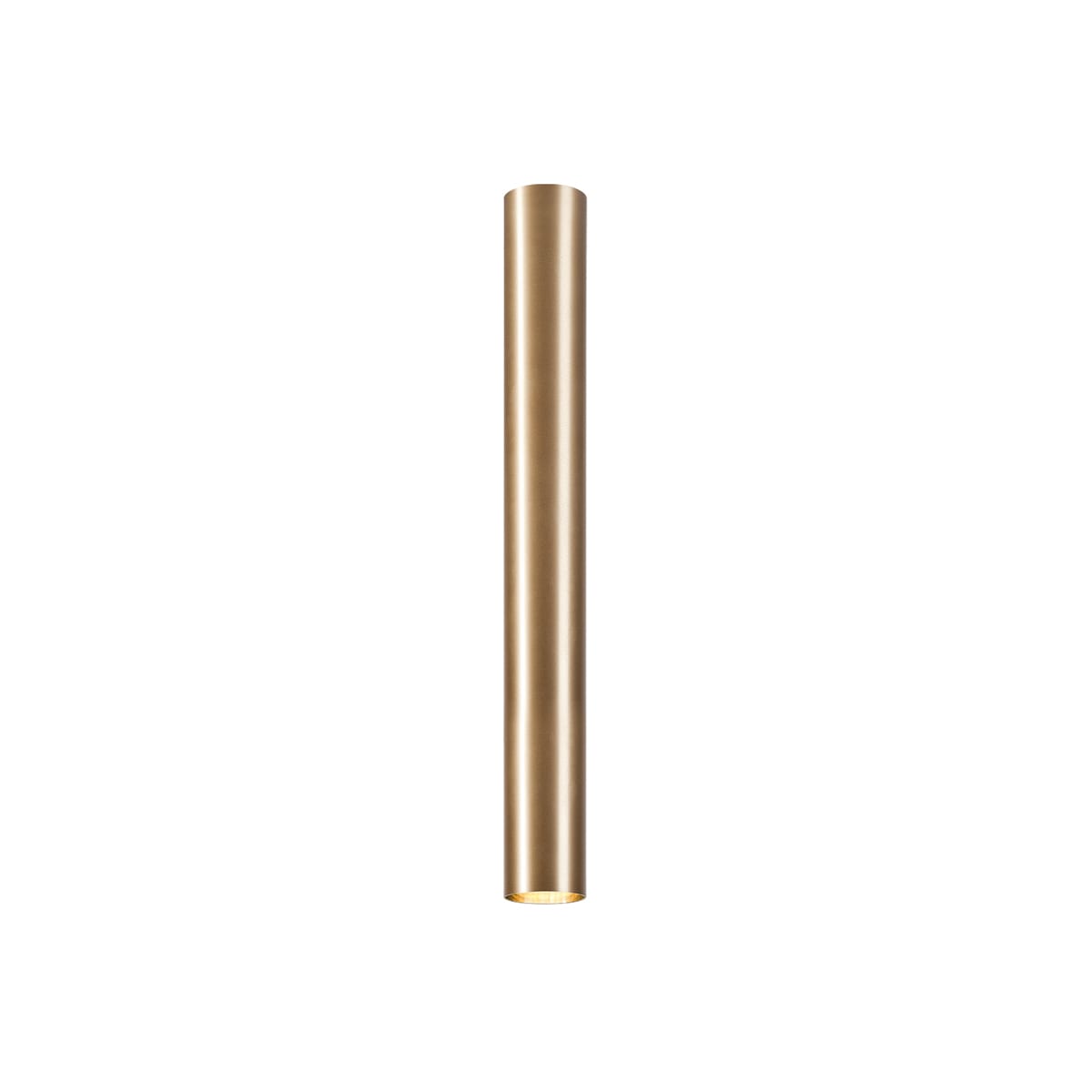 NOVALUX - collins pl plafone diametro 55 gu10 lunghezza 500 ottone massiccio satinato ø51