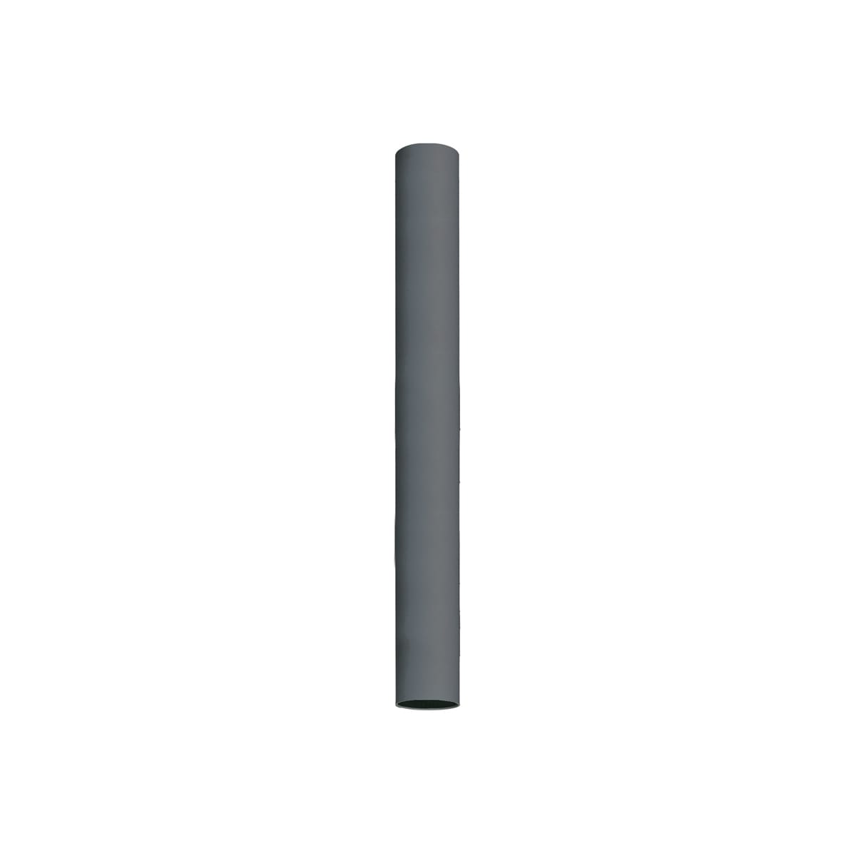 NOVALUX - Collins plafone diametro 55 lunghezza 500 gu10 acciaio verniciato texturizzato grigio scuro.