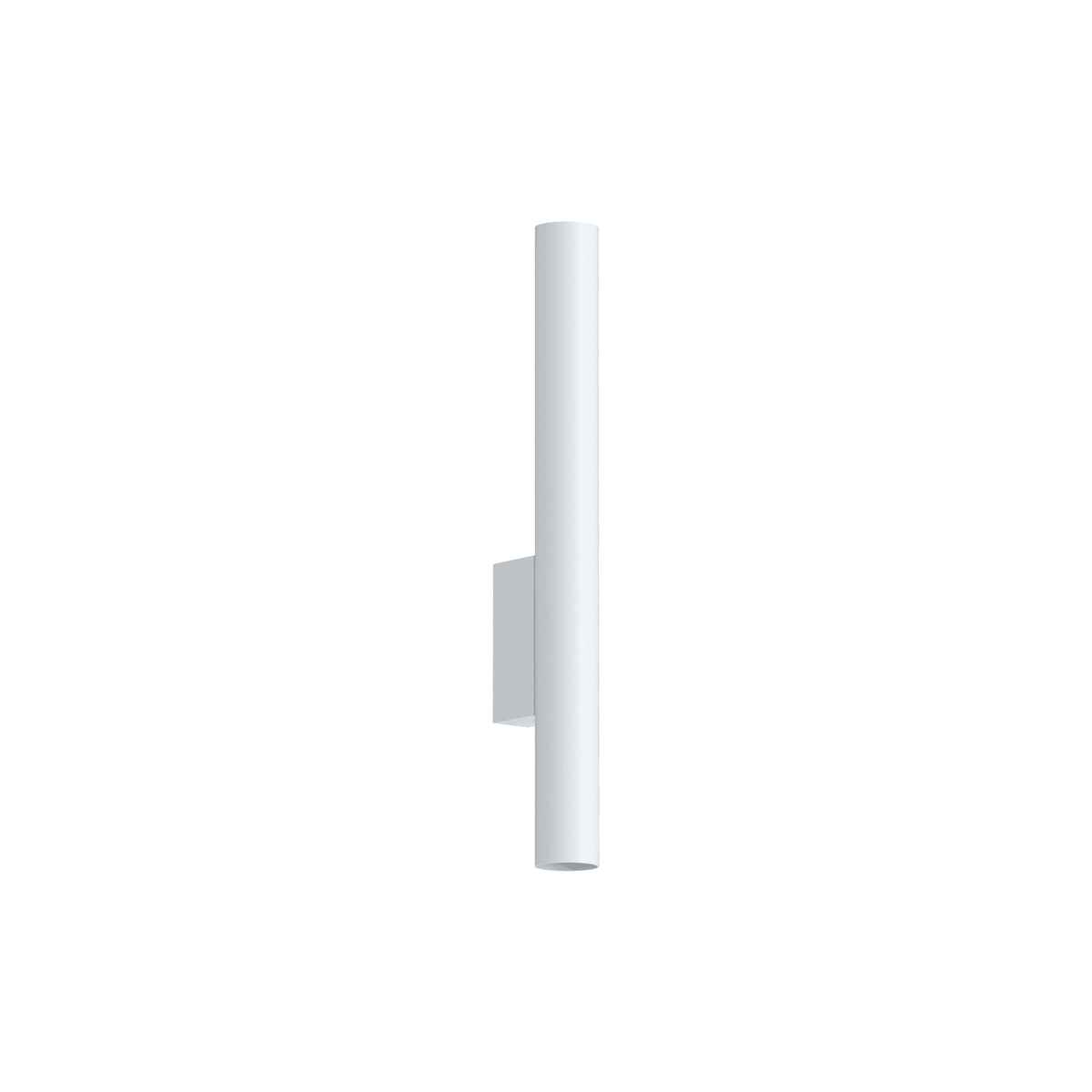 NOVALUX - Collins PR applique da parete diametro 40 cm lunghezza 400 mm 2xGU10 acciaio verniciato bianco texturizzato.