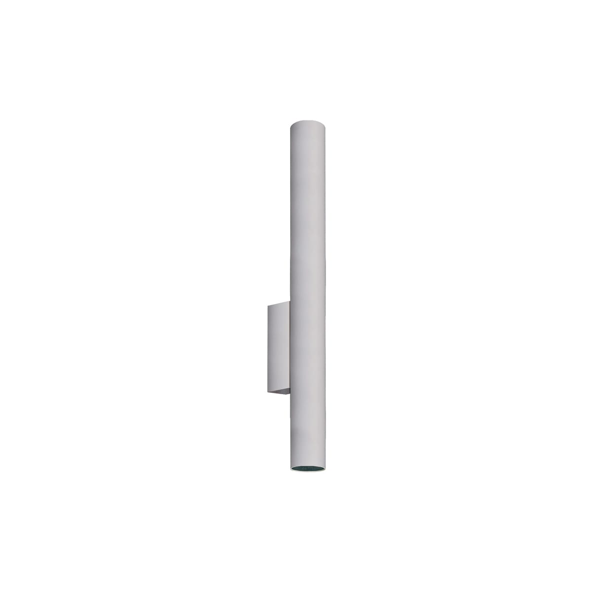 NOVALUX - Collins pr applique diametro 40 lunghezza 400 2xgu10 acciaio verniciato texturizzato grigio chiaro.
