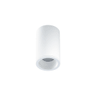 NOVALUX - geco t plafone bianco 1xgu10 tondo ø85 l135 alluminio verniciato schermo vetro ip54 max10w