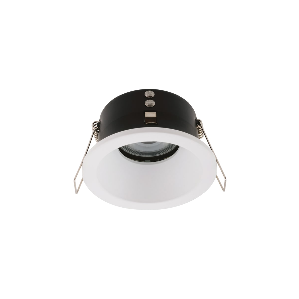 NOVALUX - mind t incasso tondo d.85 bianco 1xgu10 alluminio verniciato schermo in vetro ip54 ø51 max10w