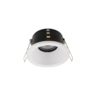 NOVALUX - mind t incasso tondo d.85 bianco 1xgu10 alluminio verniciato schermo in vetro ip54 ø51 max10w