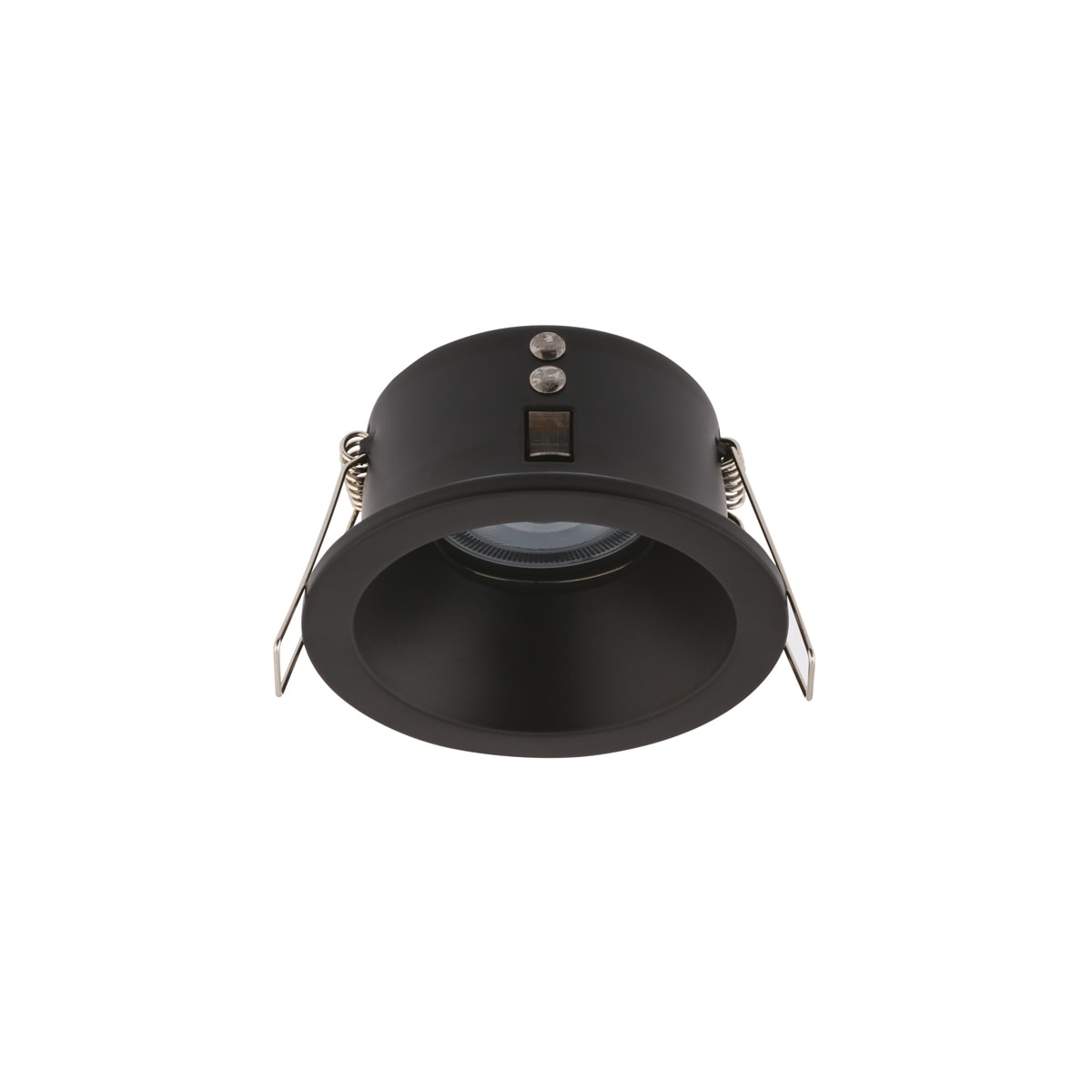 NOVALUX - mind t incasso tondo diametro 85 nero 1xgu10 max 10w alluminio verniciato schermo in vetro ip54