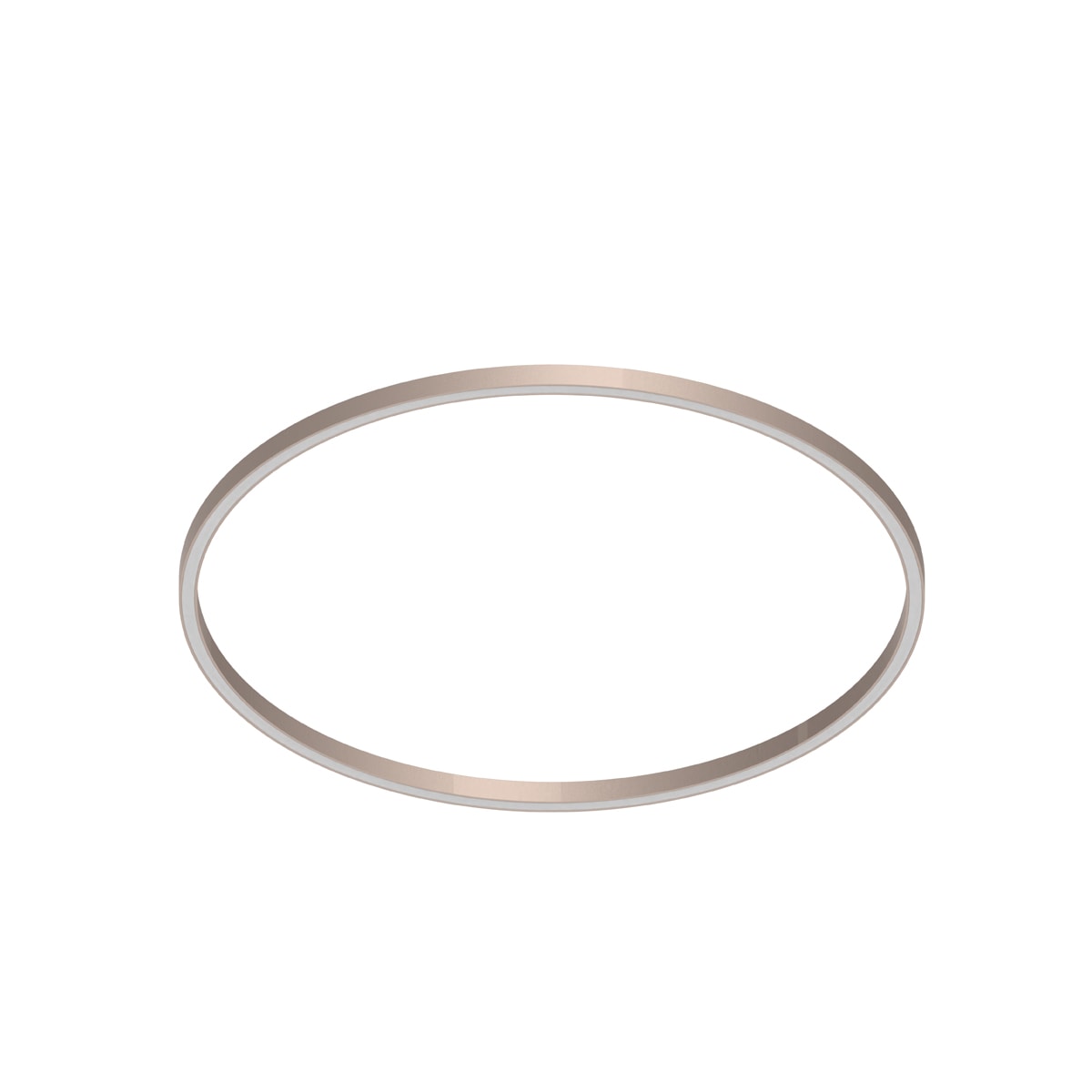 NOVALUX - Domynos PS profilo circolare R300 cappuccino con schermo opale incluso, IP40, compatibile con 4 moduli LED R300 90° non inclusi.