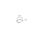 NOVALUX - Domynos PS kit connessione cappuccino inizio linea o centrale per installazione a plafone con cavetti per connessione LED e alimentazione 48V.