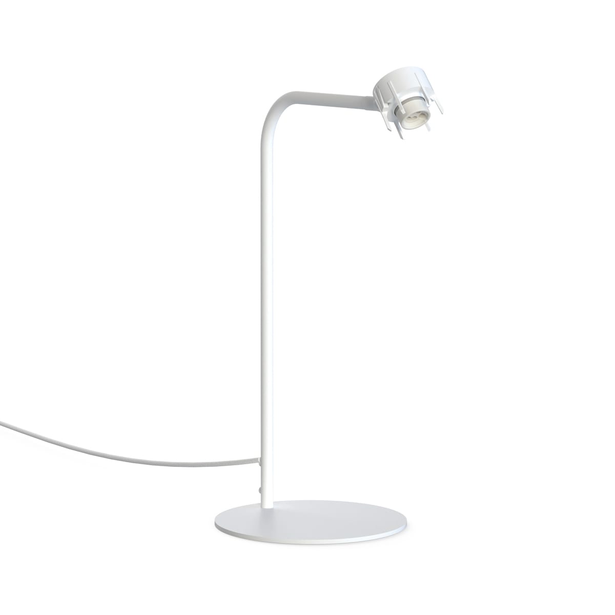 NOVALUX - Lampada da tavolo Honey TL bianca, altezza 400 mm, larghezza 100 mm, 1xGU10 Ø51 max10W, acciaio verniciato, da combinare con corpo per spot 112909.