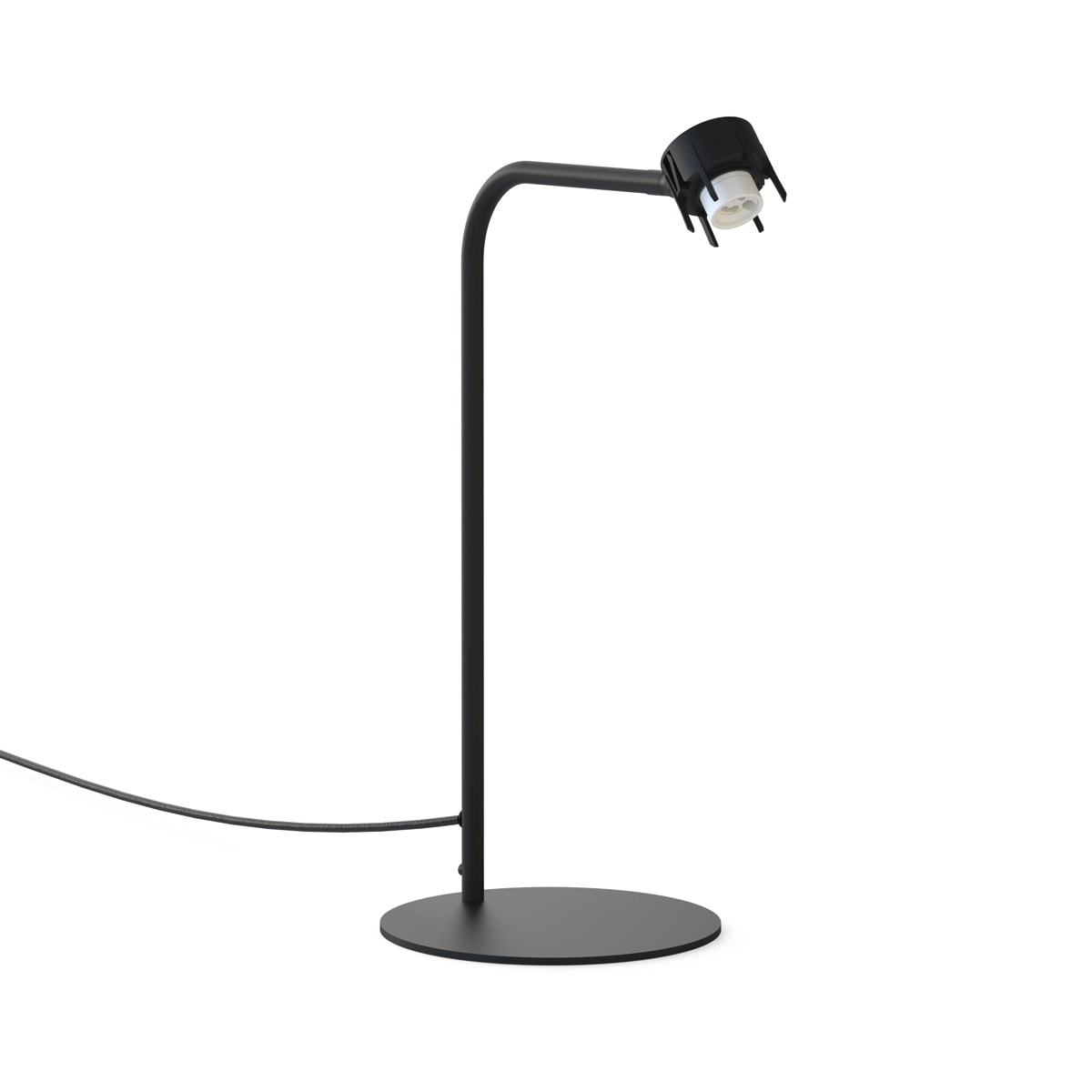 NOVALUX - honey tl lampada da tavolo nero h.400 l.100 1xgu10 ø51 max10w acciaio verniciato da combinare con 1 corpo per spot 112909