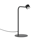 NOVALUX - honey tl lampada da tavolo nero h.400 l.100 1xgu10 ø51 max10w acciaio verniciato da combinare con 1 corpo per spot 112909