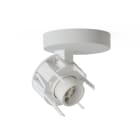 NOVALUX - honey plafone bianco 1xgu10 ø51 max10w in acciaio verniciato texturizzato da combinare con corpo per spot 112909