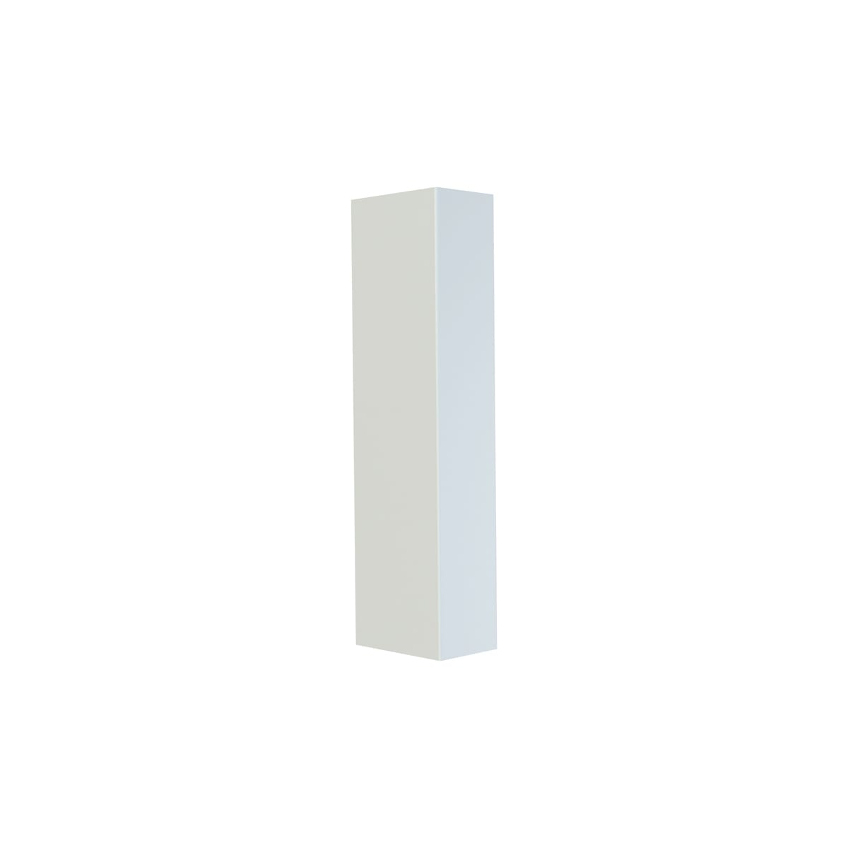 NOVALUX - Cubrik 55 applique 300x55 2xgu10 lg grigio chiaro h.300 l.55 2xgu10 ø51 max10w acciaio verniciato.