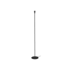 NOVALUX - Piantana Tiny nera, altezza 1800 mm, larghezza 250 mm, cavo 1700 mm, struttura in acciaio verniciato, attacco 1xE27 max 25W, paralume da prevedere a parte.