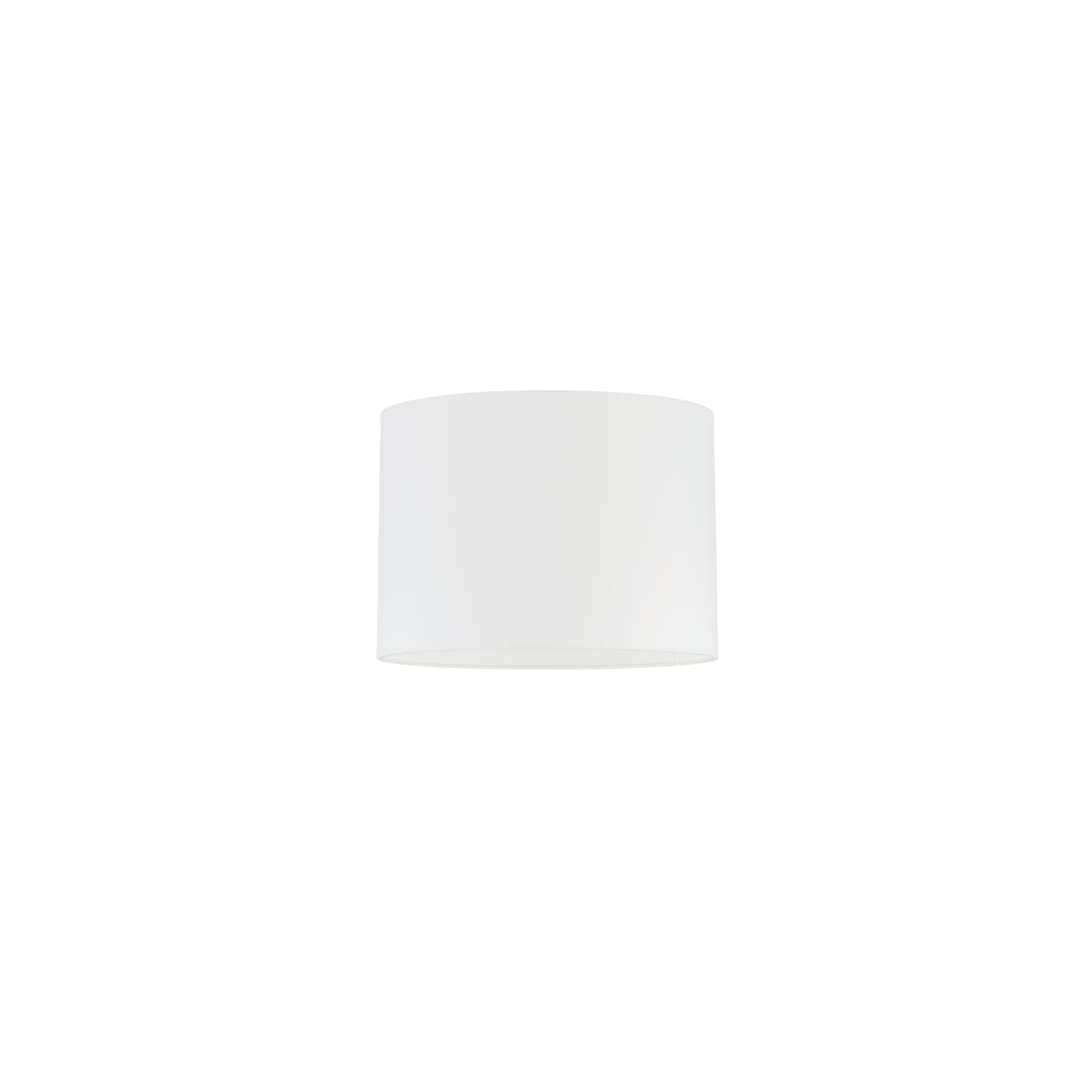 NOVALUX - Paralume per tiny tl/miss pr in tessuto bianco, diametro 230 mm, altezza 160 mm, interno bianco.