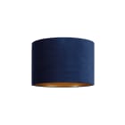 NOVALUX - Paralume per tiny pt/miss pl in velluto blu con interno oro, dimensioni Ø370 H.250.