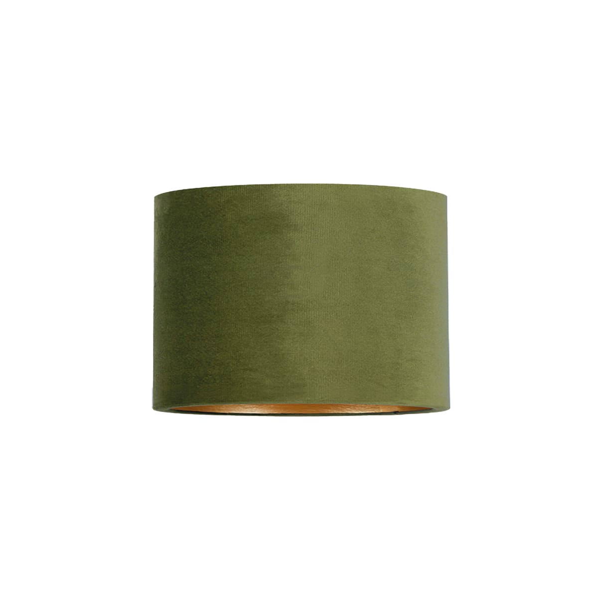 NOVALUX - Paralume per tiny pt/miss pl in velluto verde con interno oro, dimensioni Ø370 H.250.