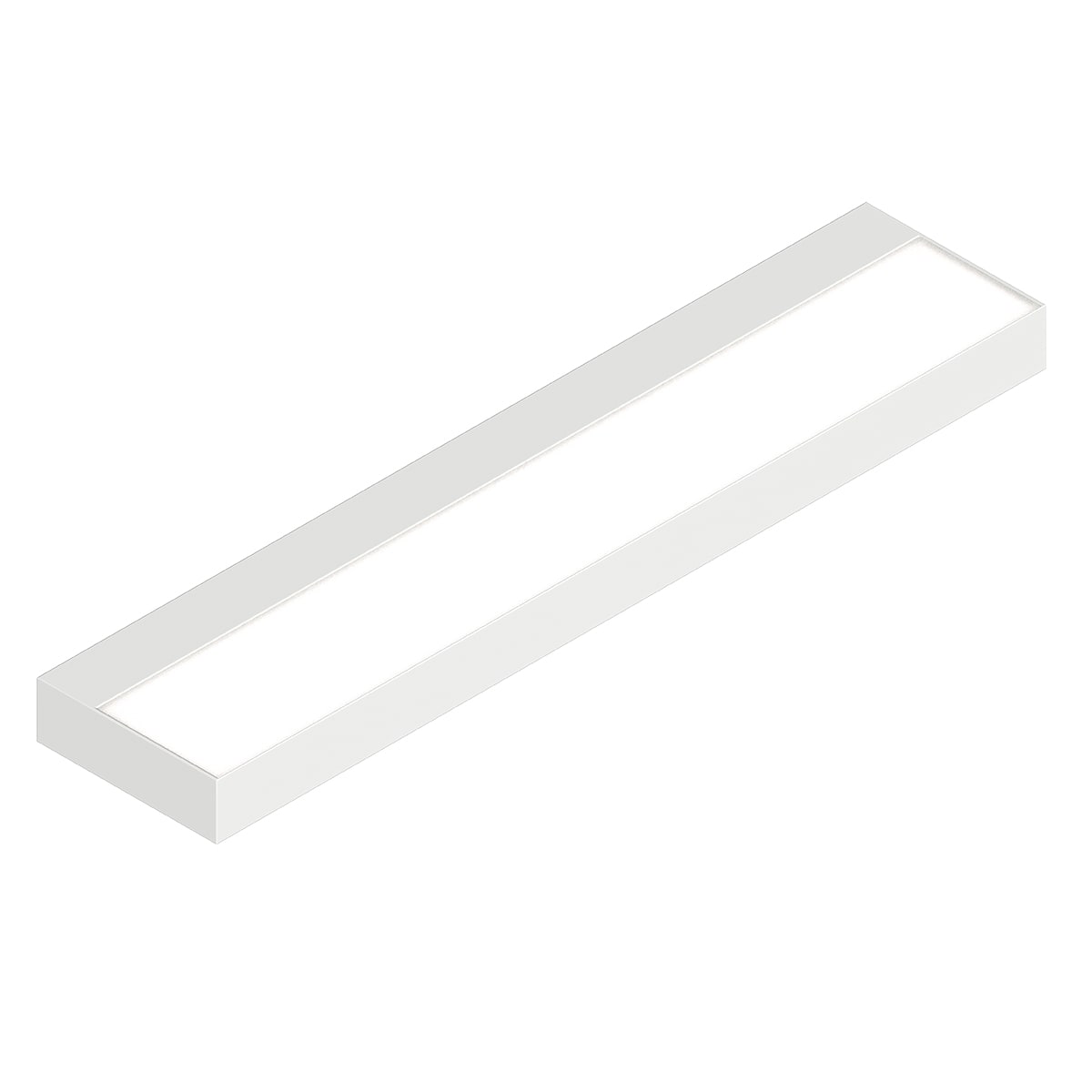 NOVALUX - Apparecchio LED 54W 3000K per parete, emissione diretta/indiretta, corpo in alluminio verniciato, dimmerabile DALI/PUSH, IP40, alimentazione integrata.