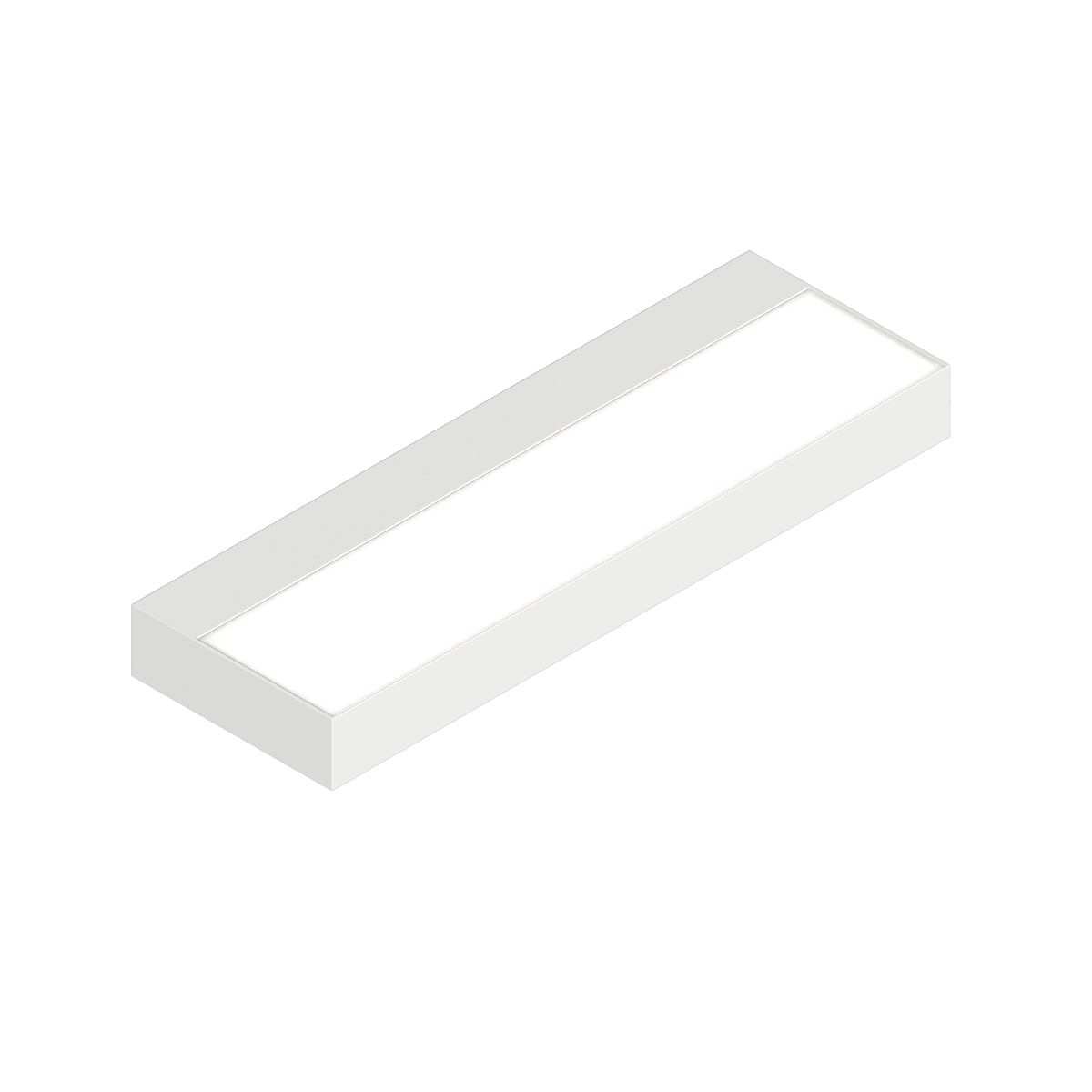 NOVALUX - LED 36W 4000K DALI parete bianco L=400. Emissione diretta o indiretta, corpo in alluminio verniciato, alimentazione integrata, dimmerabile DALI/PUSH, IP40.