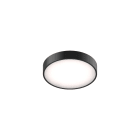NOVALUX - Roto Evo 34W 3000K diametro 400 opale nero installabile a parete e plafone. Accessori sospensione da ordinare a parte. IP40.