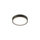 NOVALUX - Roto Evo 34W 3000K D.400 da parete o plafone, opale caffè, installabile senza accessori, accessori sospensione da ordinare a parte, IP40, Dali-Push.