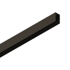 NOVALUX - Hero M corpo lunghezza 1908 mm caffè, profilo di alluminio, modulo elettrificato e luminoso, kit giunzione, testate terminali, accessori sospensione IP40.