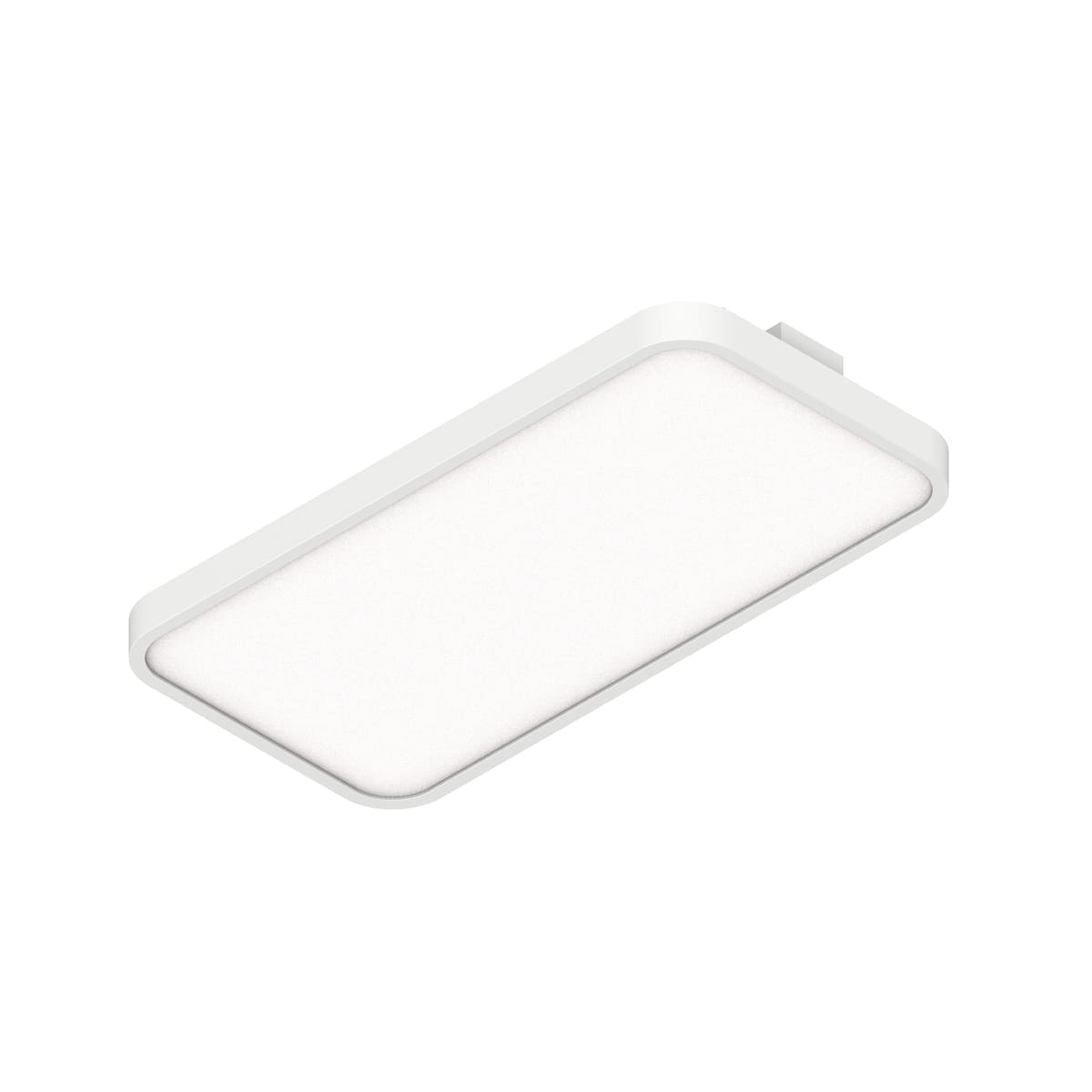 NOVALUX - Marlin modulo bin bianco 40W CCT opale, pannello LED 600x300 per binario elettrificato, cornice in alluminio bianco, diffusore opale, CCT 2700K-4000K.