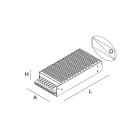 NOVALUX - ALIM.ECO LED 24V - 100W - IP20