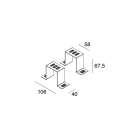NOVALUX - LUCKY EVO: KIT INCASSO LED (2X)