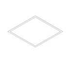 NOVALUX - FRAME: 600X600 35W 4K C/AL DALI/PUSH