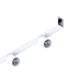NOVALUX - Profilo LED lineare spot in lega di alluminio verniciato con 2 faretti inclusi e garanzia 5 anni HERO 2FAR 34D 2X13W 3K 1120 DALI BIA completo di alimentazione elettronica, cablaggio passante e giunti di unione.