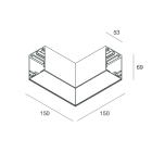 NOVALUX - EDY L: MOD. CIECO ANG 150 BIA