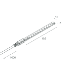 NOVALUX - STRIP LED 230VAC: 9,4W/M - 50M - 4000K