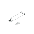 NOVALUX - Strip led 230vac sigillante siliconico tubo da 60 ml di silicone acetico trasparente resistente UV. 100966.99