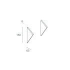 NOVALUX - V-30: COPPIA TESTATE CARTONGESSO VELETTA