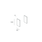 NOVALUX - V-90: COPPIA TESTATE CARTONGESSO VELETTA