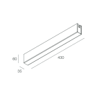 NOVALUX - P-30: ROSONE PLAF.CENTRO 100W-24V BI