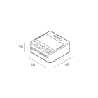 NOVALUX - GS: MODULO DIMM. 24-48V 3CH RGB WIFI