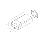 NOVALUX - CONTROLLER DIMM.24-48V PUSH-DALI