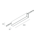 NOVALUX - T-48 MINI: ROSONE PLAF.CENTRALE 96W NER